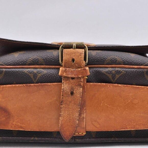 Auth Louis Vuitton Monogram Cartouchiere MM Shoulder Cross Bag - Picture 5 of 12